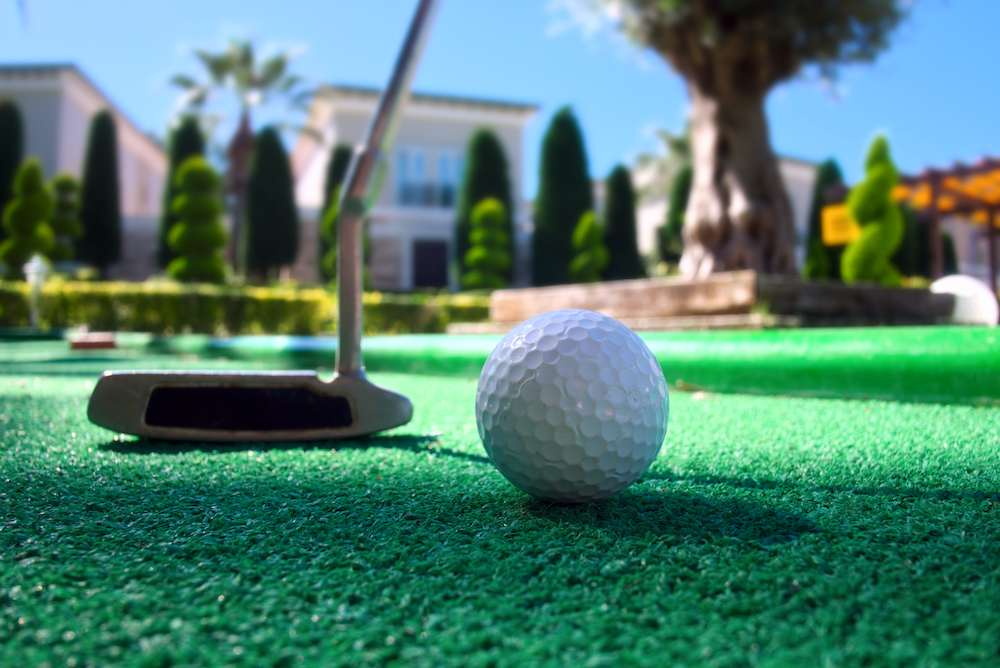 Use these simple drills to practice putting at home